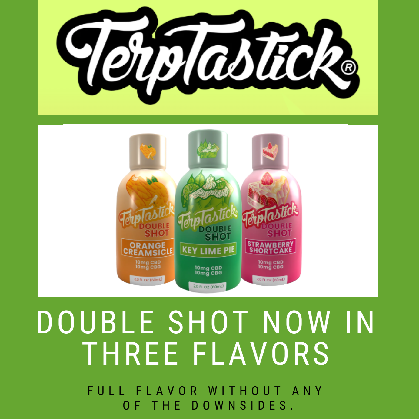 TerpTastick Double Shot - Key Lime Pie