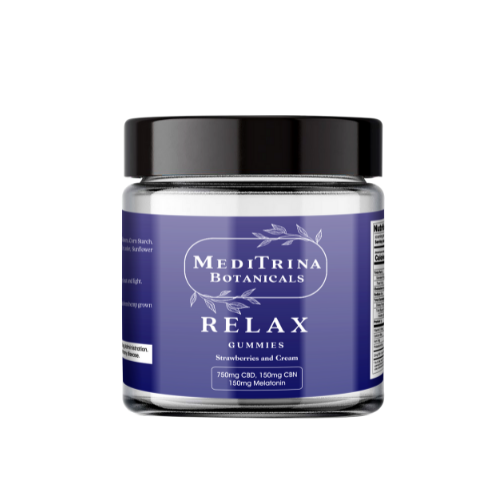 Meditrina Relax Gummies 750mg CBD, 150mg CBN