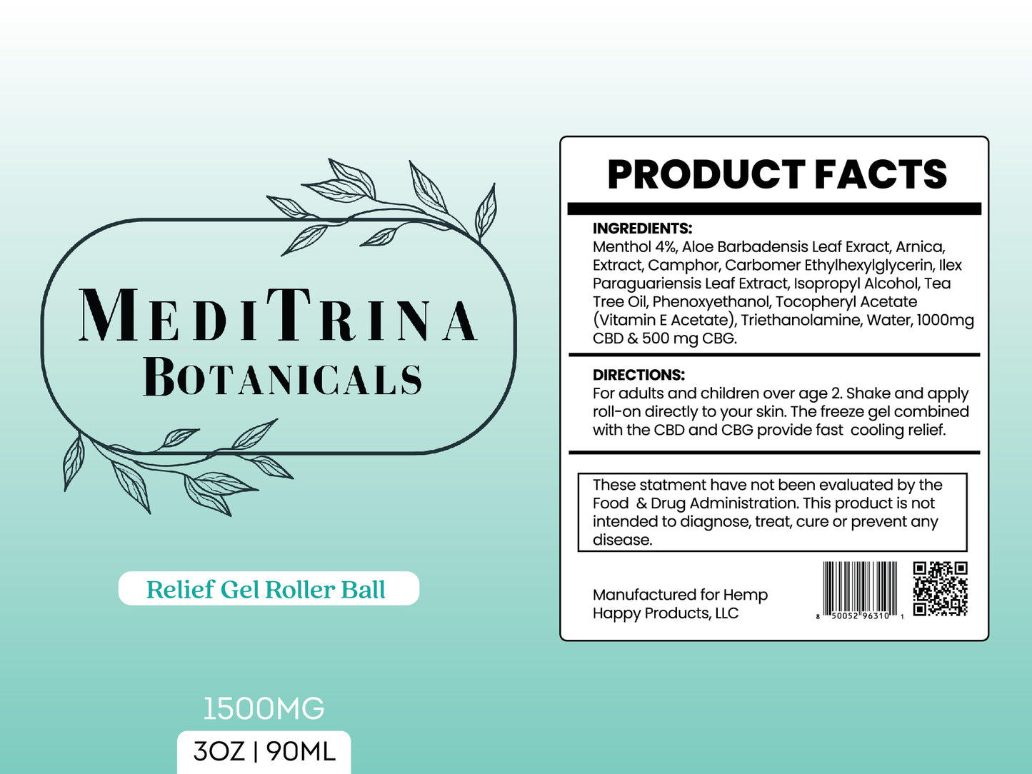 Meditrina Roller Ball "Relieve"