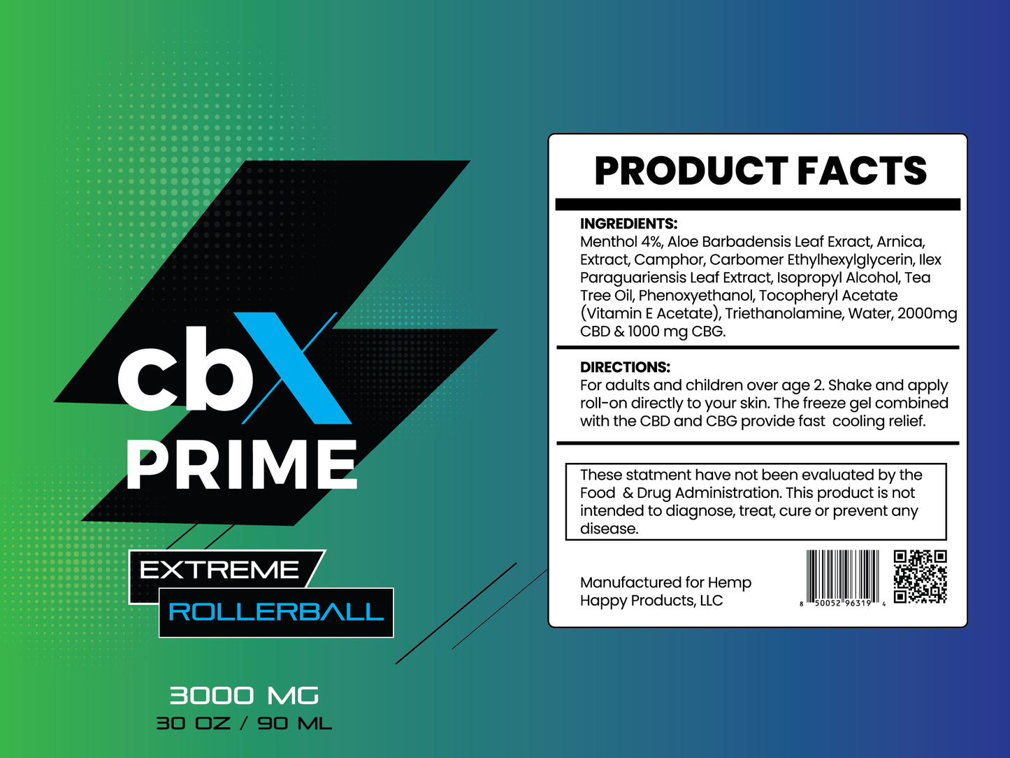 CBX Prime - Extreme Relief Rollerball